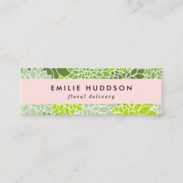 Green Dahlia Blume, Floristry, Blume Shop Mini Visitenkarte