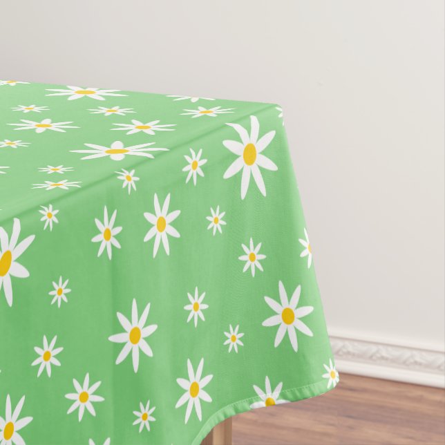 Green Daisy Tablecloth Tischdecke (Beispiel)