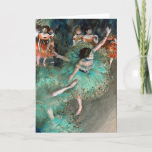 Green Dancer (Danseuse Verte) Edgar Degas Karte