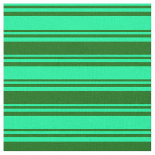 Green & Dark Green Strip Muster Stoff