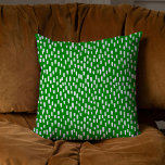 Green Dashingly Bright Kissen<br><div class="desc">Dashingly bright green throw pillow.</div>