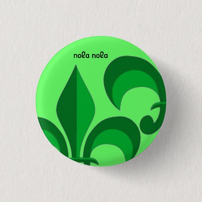 Green De Lis Button (Vorderseite)