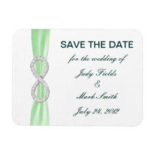 Green Diamond Unendlichkeit Speichern Sie das Datu Magnet