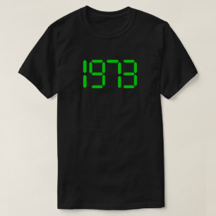 Green Digital 1973 Abtreibungsrechte T - Shirt