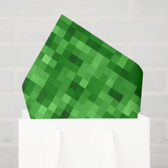 Green Digital Turf Sportfeld Fußball Fußball Fußba Seidenpapier (Geschenktüte)