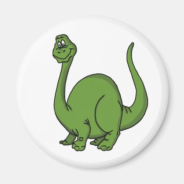 Green Dino Magnet (Vorne)