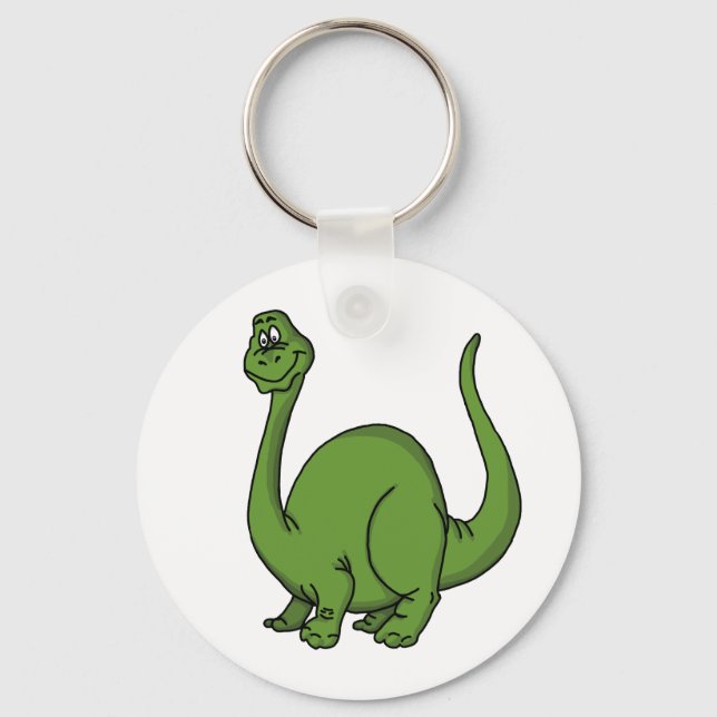 Green Dino Schlüsselanhänger (Vorderseite)