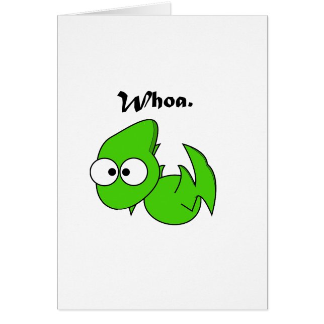 Green Dinosaur Pterodactyl oder Dragon Whoa Cartoo (Vorne)