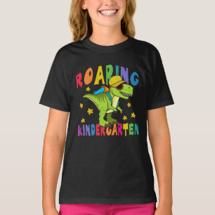Green Dinosaur Roaring Kindergarten zurück zur Sch T-Shirt