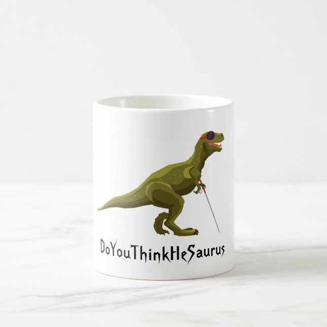 Green Dinosaurier Kaffeetasse (Mittel)