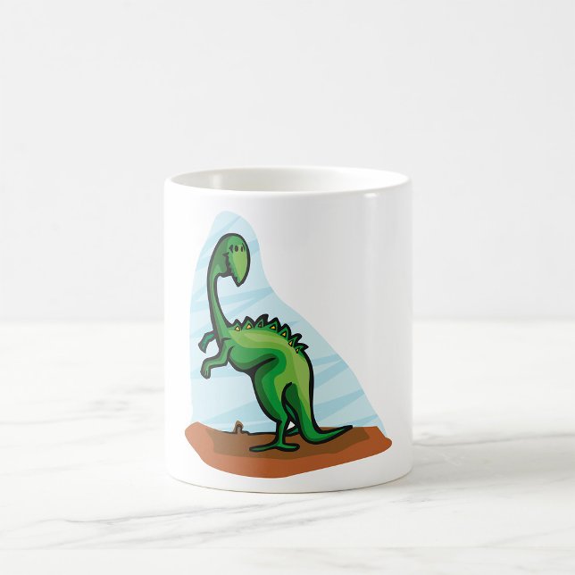 Green Dinosaurier Kaffeetasse (Von Creator hochgeladen)