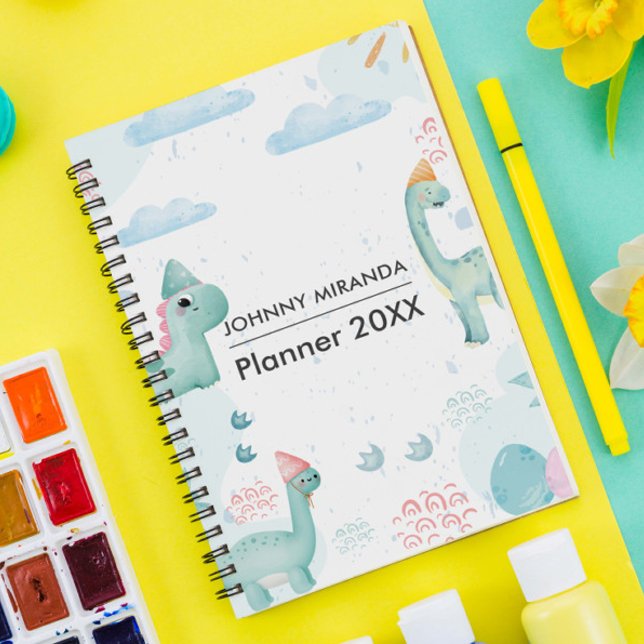 Green Dinosaurier Monat und Woche Planer (Von Creator hochgeladen)