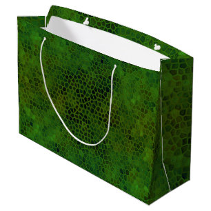 Green Dinosaurier versteckt Geschenktasche Große Geschenktüte
