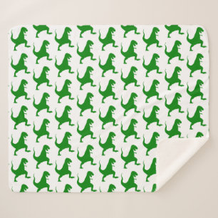 Green Dinosaurier Weihnachten Sherpadecke