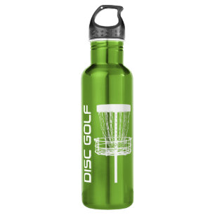 Green Disk Golf Basket Water Flasche Edelstahlflasche