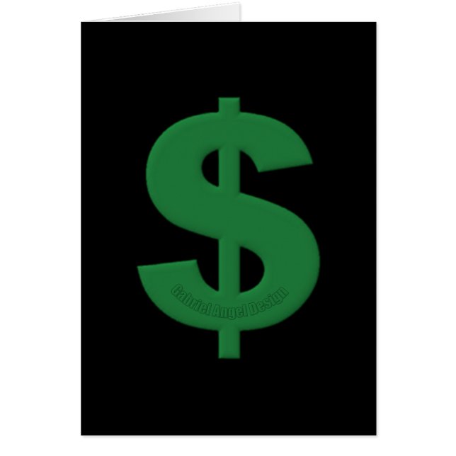 Green-Dollar-Zeichen (Vorne)