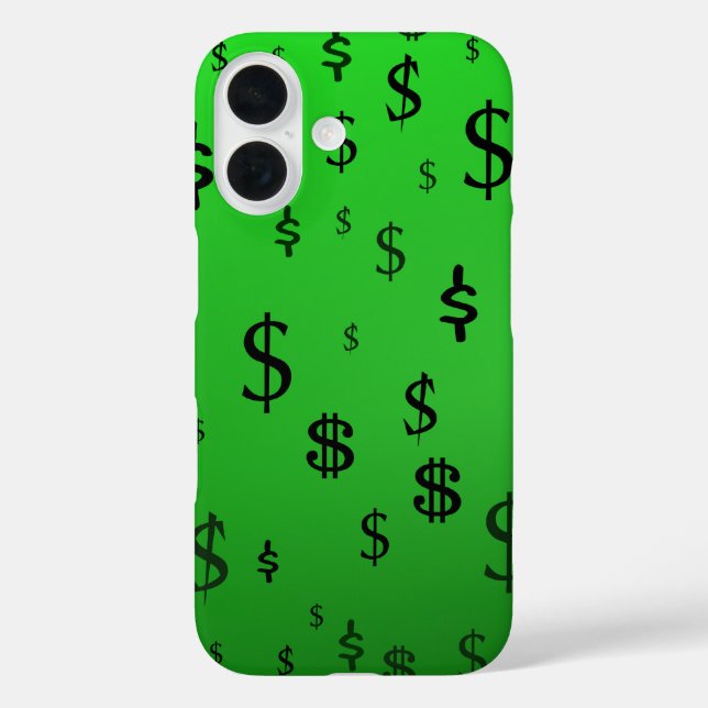 Green-Dollar-Zeichen Case-Mate iPhone Hülle (Rückseite)
