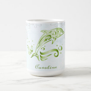 Green Dolphin Personalisiert Coffee Tasse