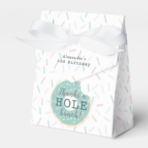 Green Donut dank Hole-Hole zum Geburtstag Geschenkschachtel