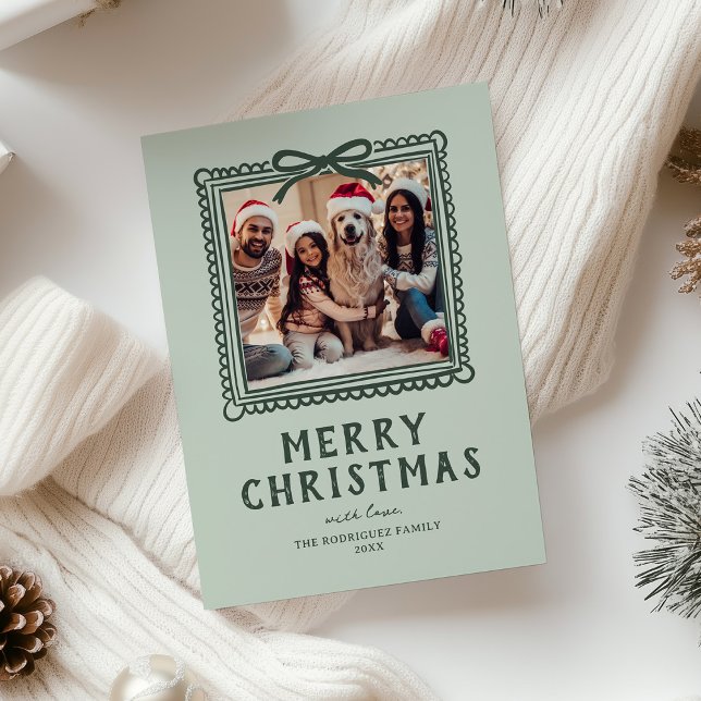 Green Doodle Foto Rahmen Weihnachten (Von Creator hochgeladen)