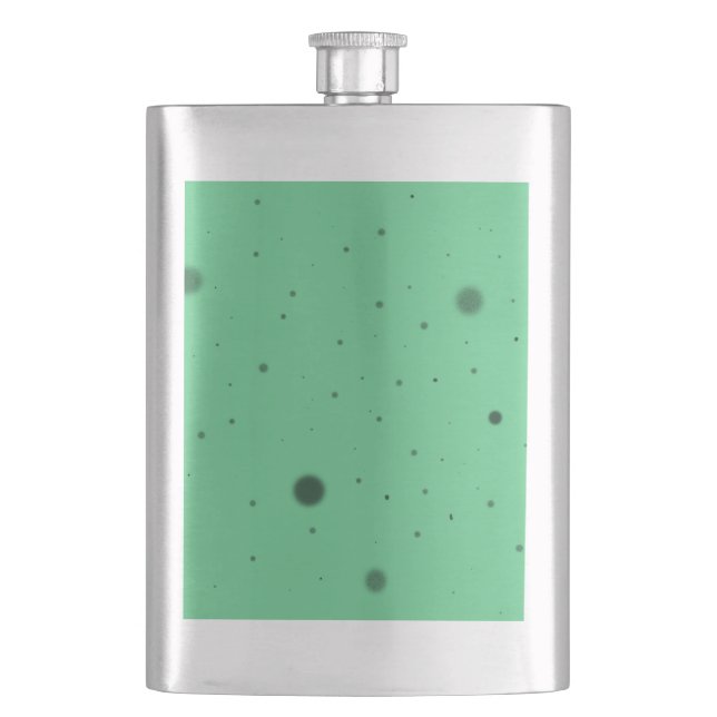 Green Dot Chaos Flachmann (Vorderseite)