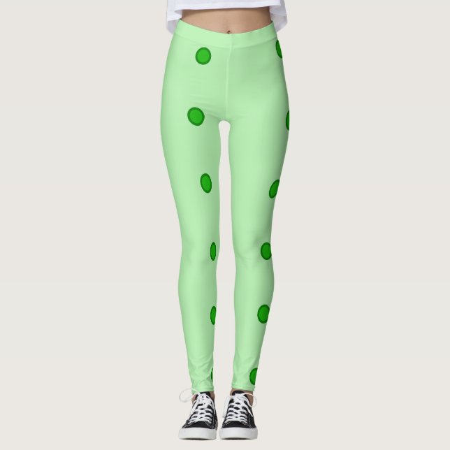 Green Dot Leggings (Vorderseite)