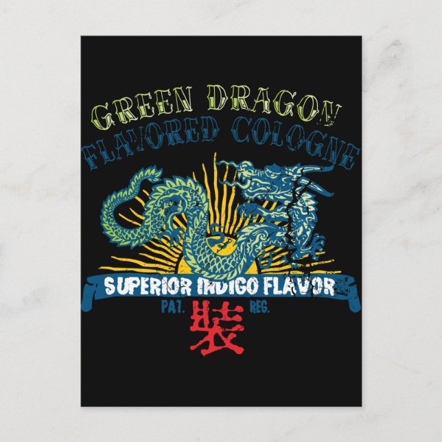 Green Dragon Cologne Postkarte (Vorderseite)