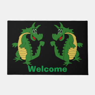 Green Dragon Design Doormat Fußmatte