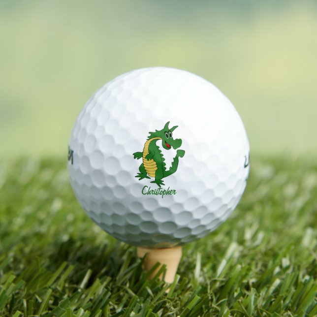 Green Dragon Design Golfball (Insitu T-Shirt)