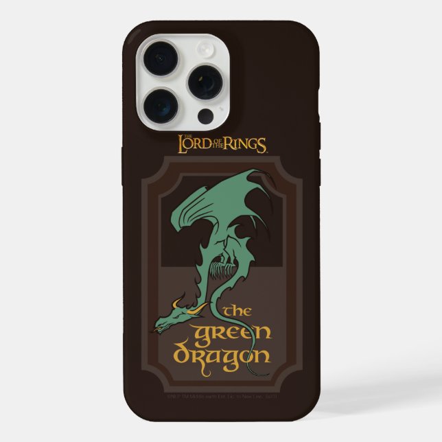 GREEN DRAGON™ Farbe iPhone Hülle (Rückseite)