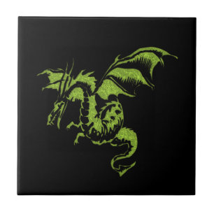 Green Dragon Fliese