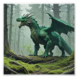 Green Dragon Fotodruck