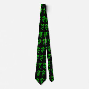 Green Dragon Neck Tie Krawatte