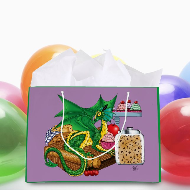 Green Dragon Pastry Koch Große Geschenktüte (Von Creator hochgeladen)