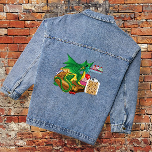 Green Dragon Pastry Koch Jeansjacke