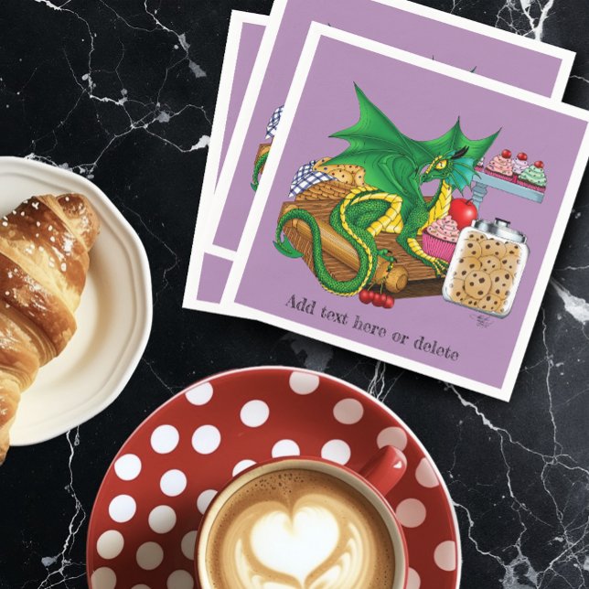 Green Dragon Pastry Koch Serviette (Von Creator hochgeladen)