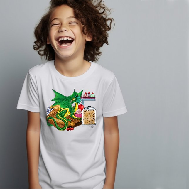 Green Dragon Pastry Koch T-Shirt (Von Creator hochgeladen)