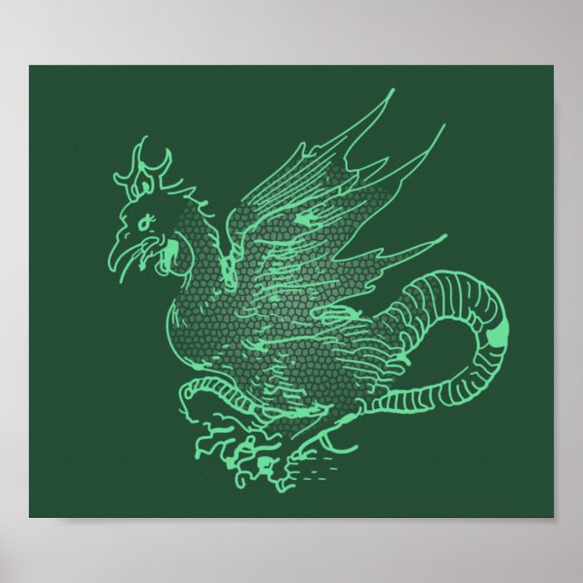 Green Dragon Poster (Vorne)