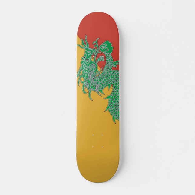 Green Dragon Skateboard (Vorne)