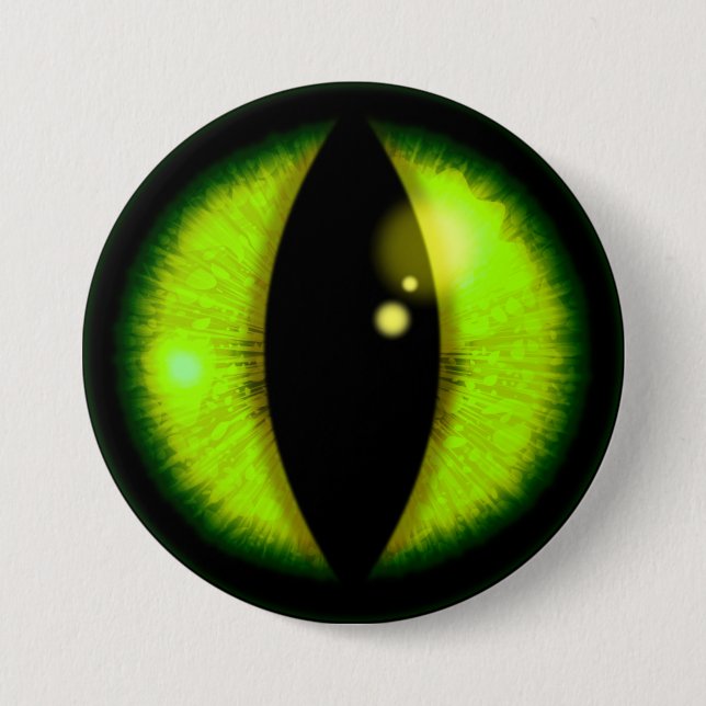 Green Dragons Eye Button (Vorderseite)