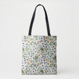 Green Dreamy Floral Pattern