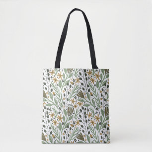 Green Dreamy Floral Pattern