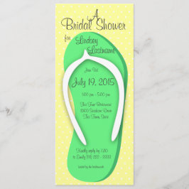 Green Dreh Flop Brautparty Einladung