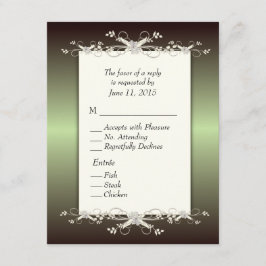 Green Elegance UAWG w Entree Choice RSVP Karte