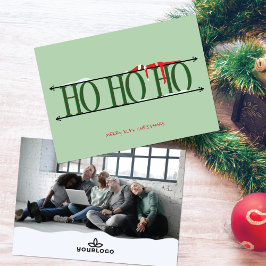 Green Elf Shenanigans Corporate Weihnachtskarte Feiertagskarte