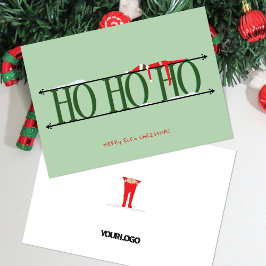 Green Elf Shenanigans Corporate Weihnachtskarte Feiertagskarte