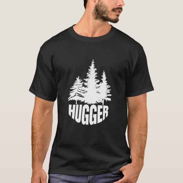 Green Environmentalist T Shirt Tree Hugger T Shirt (Vorderseite)