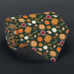 Green Erntedank Türkei Abendessen Krawatte<br><div class="desc">Whimsikale und moderne Erntedank-Hals-Krawatte mit Darstellung der Türkei-Abendessen.</div>