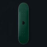 Green | Erstellen Sie Ihr eigenes Skateboarddesign Skateboard<br><div class="desc">Erstellen Sie Ihr eigenes Skateboarddesign! Verwenden Sie diesen dunkelgrünen Hintergrund oder wählen Sie eine beliebige Farbe,  fügen Sie Ihr eigenes Foto,  Ihren Hintergrund,  Ihr Firmenlogo oder ein personalisiertes Bild hinzu. Perfekt als einzigartiges Geschenk zur Verbesserung von Sport und Aktivität im Freien und machen sie Spaß! Jeder Schriftart,  kein Minimum.</div>