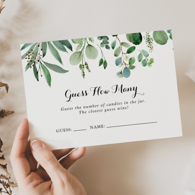 Green Eukalyptus rät wie viele Spielkarten Visitenkarte (Von Creator hochgeladen)